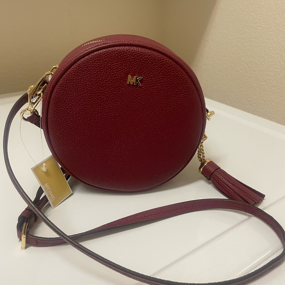 Michael Kors Leather Canteen Crossbody Bag